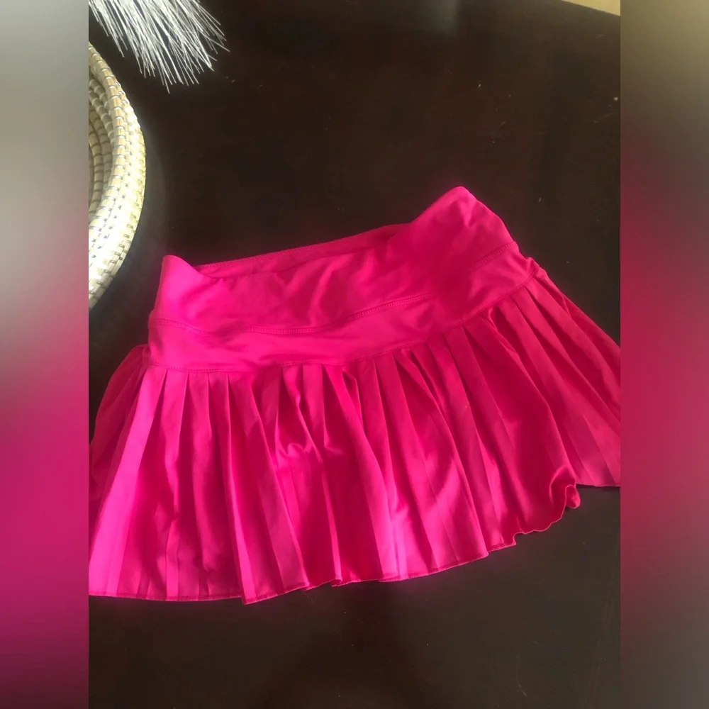 Gold Hinge Pink Pleated skort - Picture 4 of 7